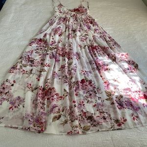 Long floral Dress
